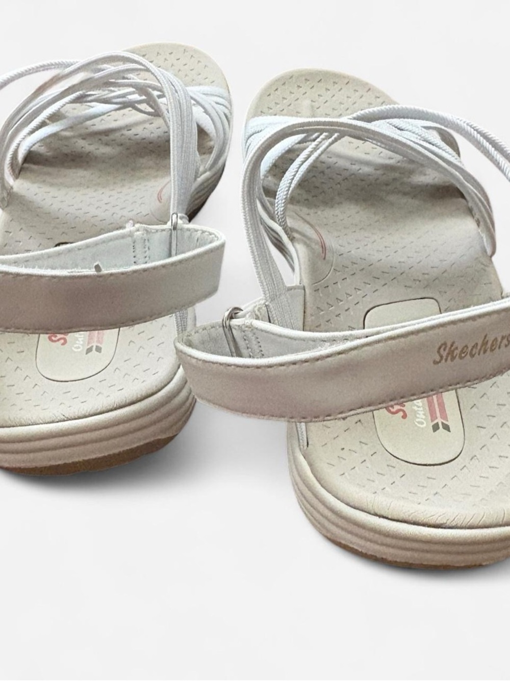 Skechers Reggae Cup Smitten By You Sandals, Grey, Women's 9 - Picture 4 of 7
